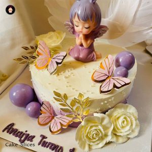 Little Angel and Butterfly Cake