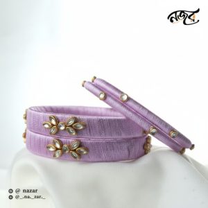 Hand Made Bangles 2 Pair Set