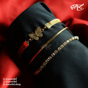 Cross-Border Diamond-Encrusted Heart Love Bracelet