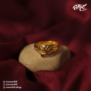 Gold Fox Head Ring