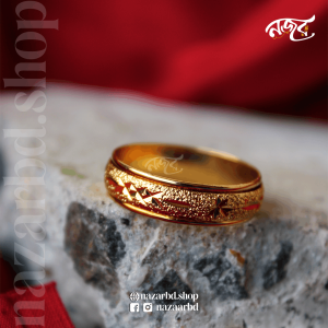 Golden Theme Simple Ring 3